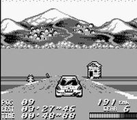 une photo d'Ã©cran de V-Rally Championship Edition sur Nintendo Game Boy